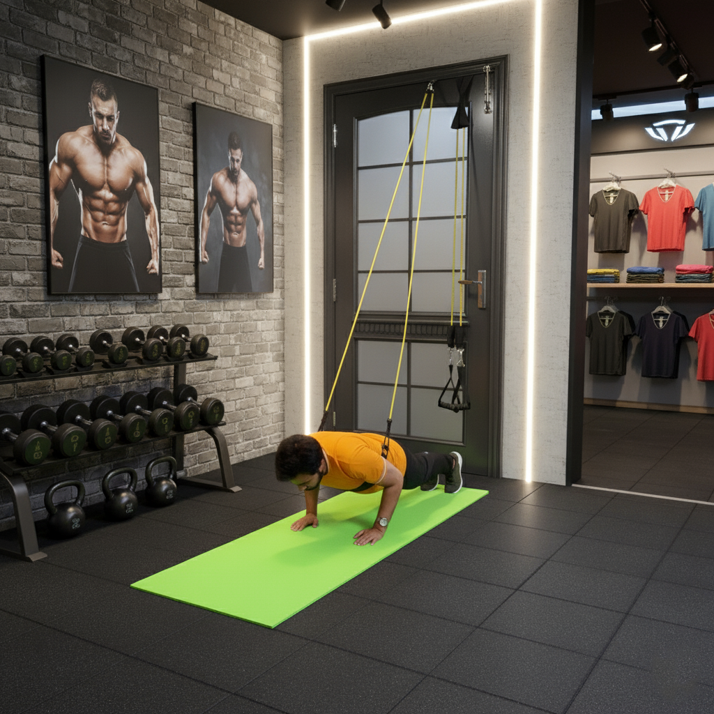 Home Gym Kit with Belt 145 kg Power