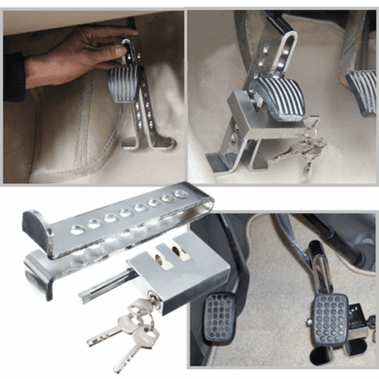 ✅  Car Pedal Lock – Universal Fit | Brake, Clutch & Accelerator